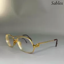 Cartier Eyeglasses Vintage Gold