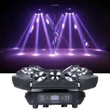 180W 9LED Moving Head Stage Lighting RGB Spider Beam Lights DMX DJ Disco Party