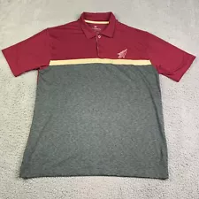 Florida State Seminoles Polo Shirt Adult Extra Large Gray Red Spear Logo Mens