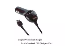 Verizon Casio G'zOne rock C731 phone casecar cord chargercharging standAC DC