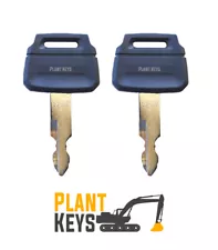 For Kobelco K250 (Set of 2) Excavator Keys New Holland Kawasaki Wheel Loader