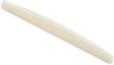 StewMac Bleached White Shaped Bone Saddle for Martin Guitar