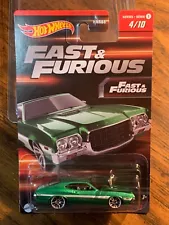 Hot Wheels Fast And Furious ‘72 Ford Gran Torino Sport#4/10 Silver Card Series 1