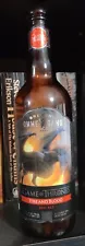 Game of Thrones FIRE AND BLOOD Beer Bottle from Ommegang Brewery EMPTY BOTTLE