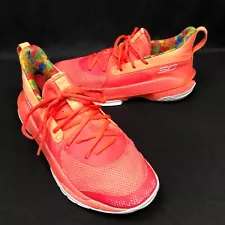 Under Armour Sour Patch Kids x Curry 7 Peach Plasma Size 8.5 M