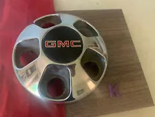 #K (1) 1996-2002 GMC SAFARI Van 15” Wheel Hub Chrome Center Cap OEM 15697614 (For: 2002 GMC Safari)