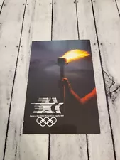 Postcard - Olympic Torch Los Angeles 1984 Olympics Unused 1