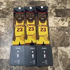 Lebron James 23 Stance Cleveland Cavaliers NBA Cavs Crew Height Light Socks S 3X