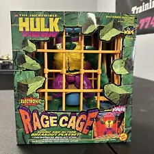 Toy Biz Hulk Electronic Rage Cage (1996) MIP Sealed (Brand New) Excellent Box