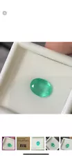 2.60 ct Natural Loose Green Colombian Emerald Gemstone