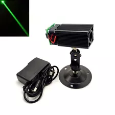 Coarse Beam 520nm 300mW Dot Green Laser Module Laser 12V W/TTL+Holder 90*30*30mm