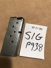 Sig Sauer P938 6 Round 9mm Magazine