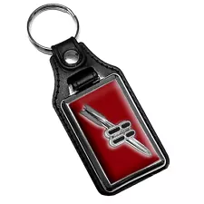 1951-1953 Oldsmobile Rocket 88 Design Colors Durable Faux Leather Style Key Ring