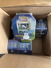 6x Pokémon TGC tins - Snorlax