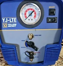 YELLOW JACKET 95730 YJ-LTE REFRIGERANT RECOVERY MACHINE