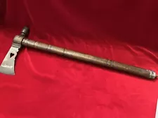 RARE ANTIQUE NATIVE AMERICAN INDIAN FIERCE WAR PIPE TOMAHAWK / HEART HEAD DESIGN