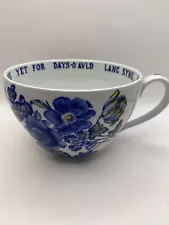 Copeland Spode England Jumbo Tea Cup~Auld Lang Syne