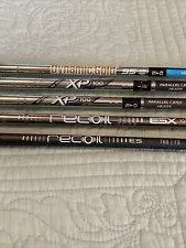 (3) True Temper & (2) Recoil Iron Shafts Pulled From TaylorMade DEMOS