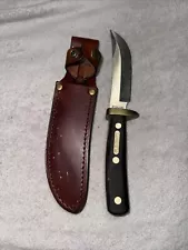 Schrade Old Timer 1650T Hunting Knife original leather sheath