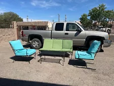 New ListingVTG SALTERINI? WOODARD? 1SOFA+2CHAIRS+1CoffeTable Patio Furniture PKUPONLY ABQNM