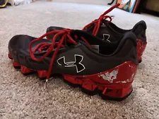 Under Armour Scorpio 2 Red & Chrome Black MENS 12 USED