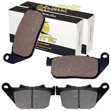 Front Rear Brake Pads for Harley Davidson XL1200C Sportster Custom 2004-2013 (For: 2004 Harley-Davidson)