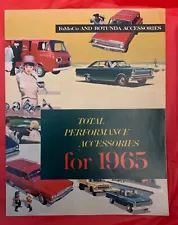 1965 Ford "ACCESSORIES" - Original Car / Truck Dealer Sales Brochure / Catalog