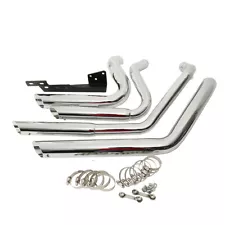 Shortshots Staggered Pipes Exhaust Set Fit For Harley Sportster Iron 883 XL883N