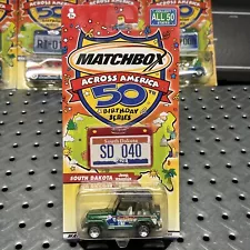 2001 South Dakota Jeep Wrangler 1:64 Matchbox Across America NIP