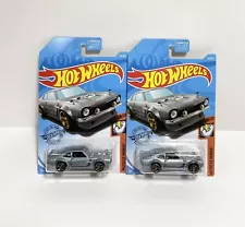 (2) Hot Wheels Muscle Mania Custom Ford Maverick Silver Sparkle GReddy 98/250