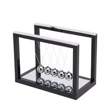 THY COLLECTIBLES Newtons Cradle Balance Balls With Mirror Desk Top Decoration...