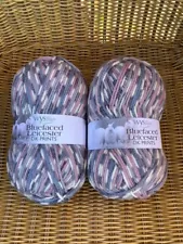 West Yorkshire Spinners 100% Wool Yarn Bluefaced Liecester Lot of 2 England