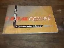 Original 1964 Mercury Comet Owners Manual used