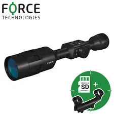 ATN X-Sight 4K Pro 5-20x Smart Day/Night Rifle Scope + ATN QDM + Free SD Card