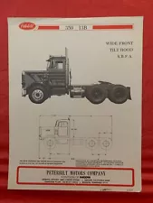 1978 Peterbilt "MODEL 359 13B" - Original Truck Dealer Sales Brochure / Specs