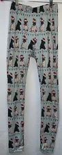 Ugly Christmas Leggings “Merry Pug-mas” Womens Size Small-too FUNNY