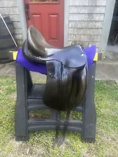 Hermes Dressage Monoflap Saddle 16.5" - Rare Vintage Luxury Saddle