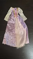 2001 Genuine Mattel Barbie Doll Princess Rapunzel Dress Gown