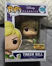 Funko Pop Disney Tinker Bell Hot Topic Exclusive #1198 with Box Protector