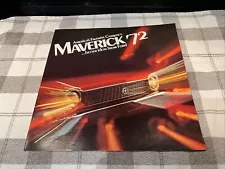 1972 Ford Maverick Sales Brochure 72