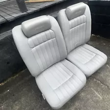 1994 1995 1996 Chevy Impala SS Gray Front Power Bucket Seats 94-96 Reupholstered