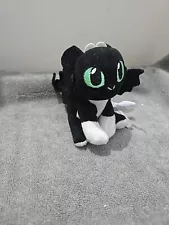 2019 Spinmaster How to Train Your Dragon Night Fury 4" Small Toothless Plush(A67