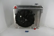 OzCoolingParts 2 Row Core All Aluminum Radiator Fan w Water Temp Sensor