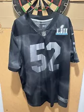 Men's Nike Black Super Bowl LII 2018 Limited Jersey Size XXL