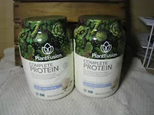 2x Plant Fusion Vanilla Complete 21g Protein Powder (2lbs) NEW Old Stock tubs