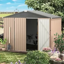 New ListingMetal Storage Shed , Steel Yard Shed with Design of Lockable Doors