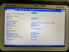 Panasonic Toughbook CF-20 Tablet CF-20EP51-TE ( i5 8GB 256GB 10inch ) No Os