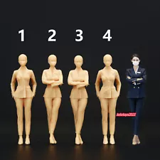 4pcs 1/87 Beauty Sale Girl Scene Miniature Figures Doll For Cars Vehicles Toy