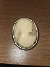 Large Vintage Cameo Brooch (Out Of An Estate)