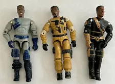 Vintage Gi Joe 1997 Bronze Bombers Figure Lot For Parts Rare Knock Off